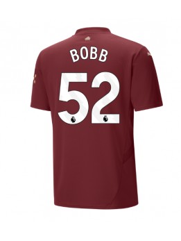 Manchester City Oscar Bobb #52 Rezervni Dres 2024-25 Kratak Rukavima